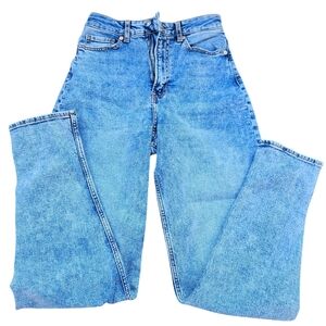 H&M Divided Loose Mom Jeans – High Waist Ankle Length – Size 4